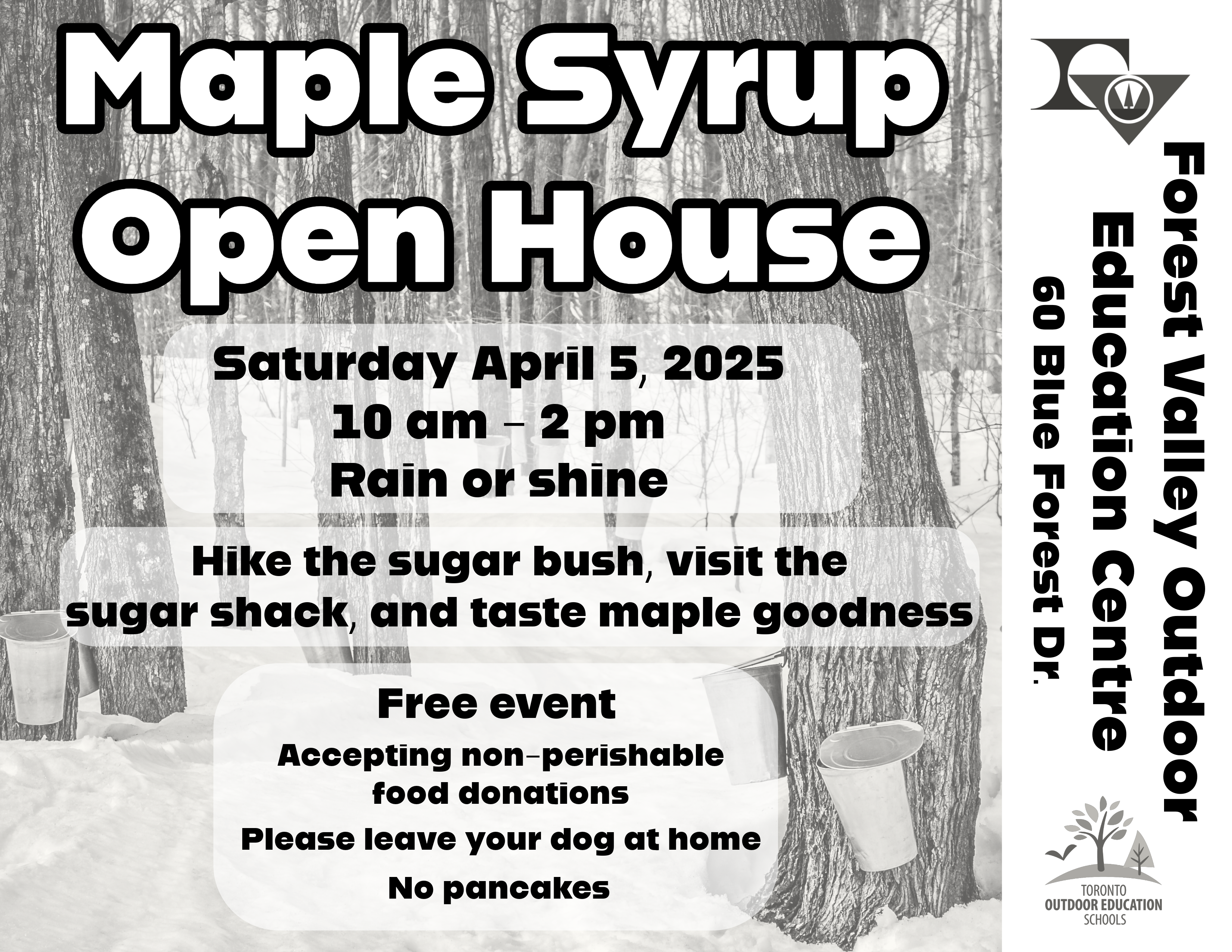 Maple Syrup Open House 2025